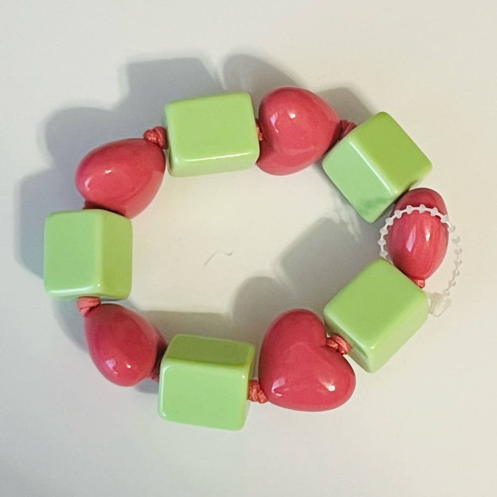 Gymboree NWOT Loveable Giraffe Square & Heart Bracelet